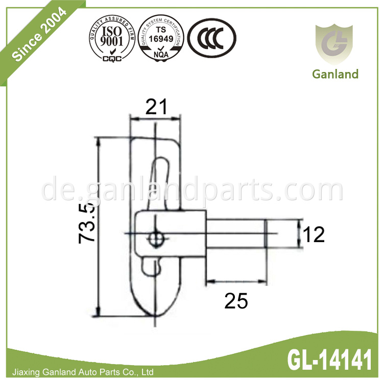 Steel Short Thread GL-14141 
